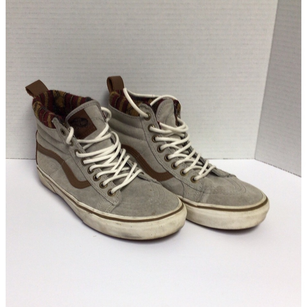 Vans Scotchgard Protector 3M High Top Suede Aztec Tribal Print 6.5M 8W‎